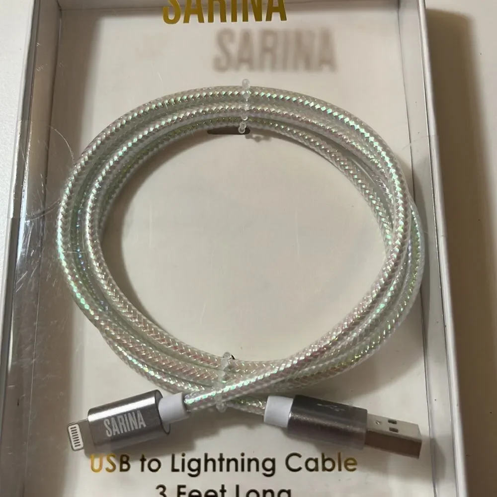 Sarina usb to Lightning cable 3 feet long New